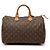 Borsa Boston Louis Vuitton Monogram Speedy 35 marrone
