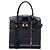 Black Louis Vuitton Taurillon Cour Marly PM Satchel