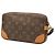 Clutch Louis Vuitton Monogram Marly Dragonne PM Marrone - vista 2
