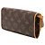 Borsa a tracolla Louis Vuitton Monogram Pochette Twin PM marrone - vista 2