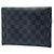 Pochette Alpha MM Damier Graphite nera Louis Vuitton Clutch Nero - vista 2