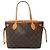 Borsa Tote Louis Vuitton Monogram Neverfull PM marrone