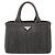 Grauer Prada Small Canvas Canapa Satchel