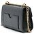 Borsa a tracolla Gucci Small Guccissima Padlock nera Nero - vista 2