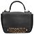 Borsa a mano in pelle nera Moschino Spellout Nero - vista 2