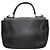 Borsa a mano in pelle nera Moschino Spellout Nero - vista 4