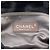 Borsa a tracolla Chanel Medium CC in raso trapuntato nero con patta singola - vista 5