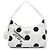 Borsa a tracolla nera Prada Mini Re Nylon Polka Dot Re Edition 2000 Nero