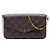 Borsa a tracolla Louis Vuitton Monogram Pochette Felicie Marrone