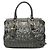 Borsa Satchel Tessuto Gaufre Prada grigia Grigio