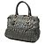 Borsa Satchel Tessuto Gaufre Prada grigia Grigio - vista 2