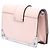 Borsa a tracolla Cahier in pelle di vitello morbida Spazzolato rosa Prada - vista 2