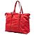 Borsa a tracolla Gucci GG in nylon rosso - vista 2