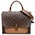 Brown Louis Vuitton Monogram Marignan Satchel