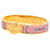 Bracciale Charniere stretto in smalto tinta unita oro Hermès D'oro  - vista 2