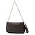 Borsa Louis Vuitton Monogram Multi Pochette Accessoires marrone - vista 2