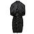 Abito arricciato nero Givenchy Taglia FR 40