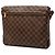 Borsa a tracolla Louis Vuitton Damier Ebene Brooklyn MM marrone - vista 2