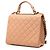 Borsa Chanel Large Quilted Goatskin Reissue 2.55 Rita Top Handle Flap Beige - vista 2