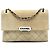 Borsa a Spalla Chanel Quilted Suede Retro Label Beige