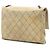 Borsa a Spalla Chanel Quilted Suede Retro Label Beige - vista 2