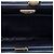 Clutch Baguette Chanel CC in agnello trapuntato blu con perle - vista 4
