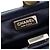Clutch Baguette Chanel CC in agnello trapuntato blu con perle - vista 5