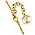 Bracciale con fiore placcato oro Louis Vuitton Gold D'oro - vista 2