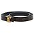 Cinturón reversible Louis Vuitton Monogram Initiales marrón Castaño - vista 2