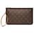 Pochette Louis Vuitton Monogram Neverfull MM Marrone