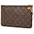 Pochette Louis Vuitton Monogram Neverfull MM Marrone - vista 2