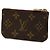 Portachiavi Louis Vuitton Monogram marrone - vista 2