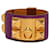 Purple Hermès Gold Plated and Swift Collier de Chien Bracelet T4  - view 2