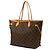 Borsa Tote Louis Vuitton Monogram Neverfull MM marrone - vista 2
