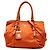 Borsa Prada Soft Calf Trimmed Tessuto Arancione