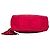 Borsa a tracolla Chanel CC in raso trapuntato rosso con nappa e catena - vista 3