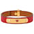 Bracciale Hermès Narrow Swift As de Coeur rosso  - vista 3