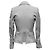 Grey Alexander McQueen Pinstriped Wool & Silk-Blend Skirt Suit Size US XS/S - view 3