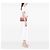 Borsa a Spalla Chanel Medium Classic Washed Lambskin Bijoux Chain Double Flap Rosa - vista 7