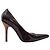 Dolce & Gabbana Braune D&G Lack-Spitzenschuhe Größe 36.5