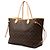 Louis Vuitton Monogram Neverfull GM Tote Bag braun - Ansicht 2