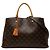 Borsa Louis Vuitton Monogram Montaigne GM marrone