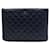 Clutch Chanel Medium Quilted Lambskin Blu O Case  - vista 1