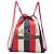 Red Gucci Canvas Sylvie Baiadera Web Drawstring Backpack