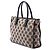 Tote in tela Anagram repeat beige LOEWE - vista 2