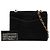 Bolsa transversal Chanel Small CC em camurça acolchoada preta Preto - vista 7
