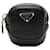 Pochette da braccio in pelle nera Prada Mini Nero