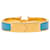 Blue Hermès Narrow Enamel Clic H Bracelet PM  - view 3