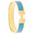Blue Hermès Narrow Enamel Clic H Bracelet PM  - view 4
