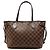 Borsa Tote Neverfull PM in Damier Ebene marrone Louis Vuitton